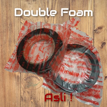 

Double Tape FOAM 1 inch Busa PE Hijau aura 1inchi Tebal