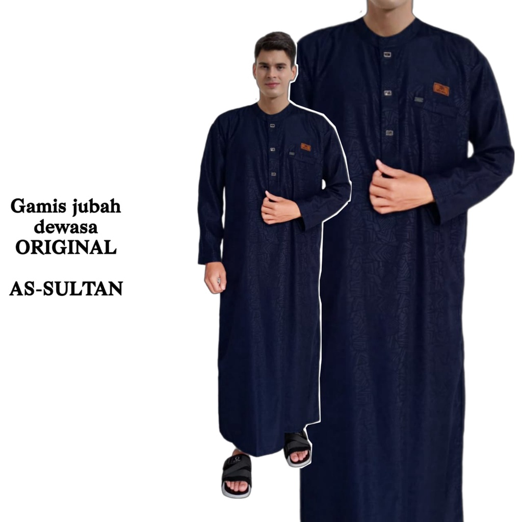 AS-SULTAN/JUBAH PRIA DEWASA EMBOS ORIGINAL PREMIUM/GAMIS LAKI LAKI/BAJU KOKO EMBOS ORIGIANL-8