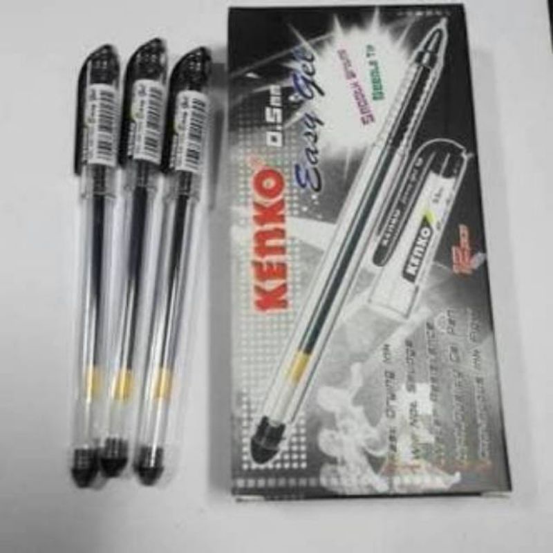 

(ECER) PULPEN EASY GEL KENKO - HITAM