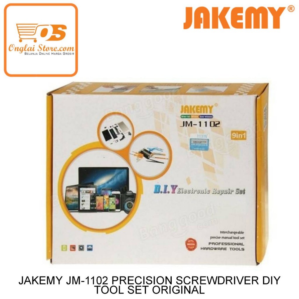 JAKEMY JM-1102 PRECISION SCREWDRIVER DIY TOOL SET  ORIGINAL