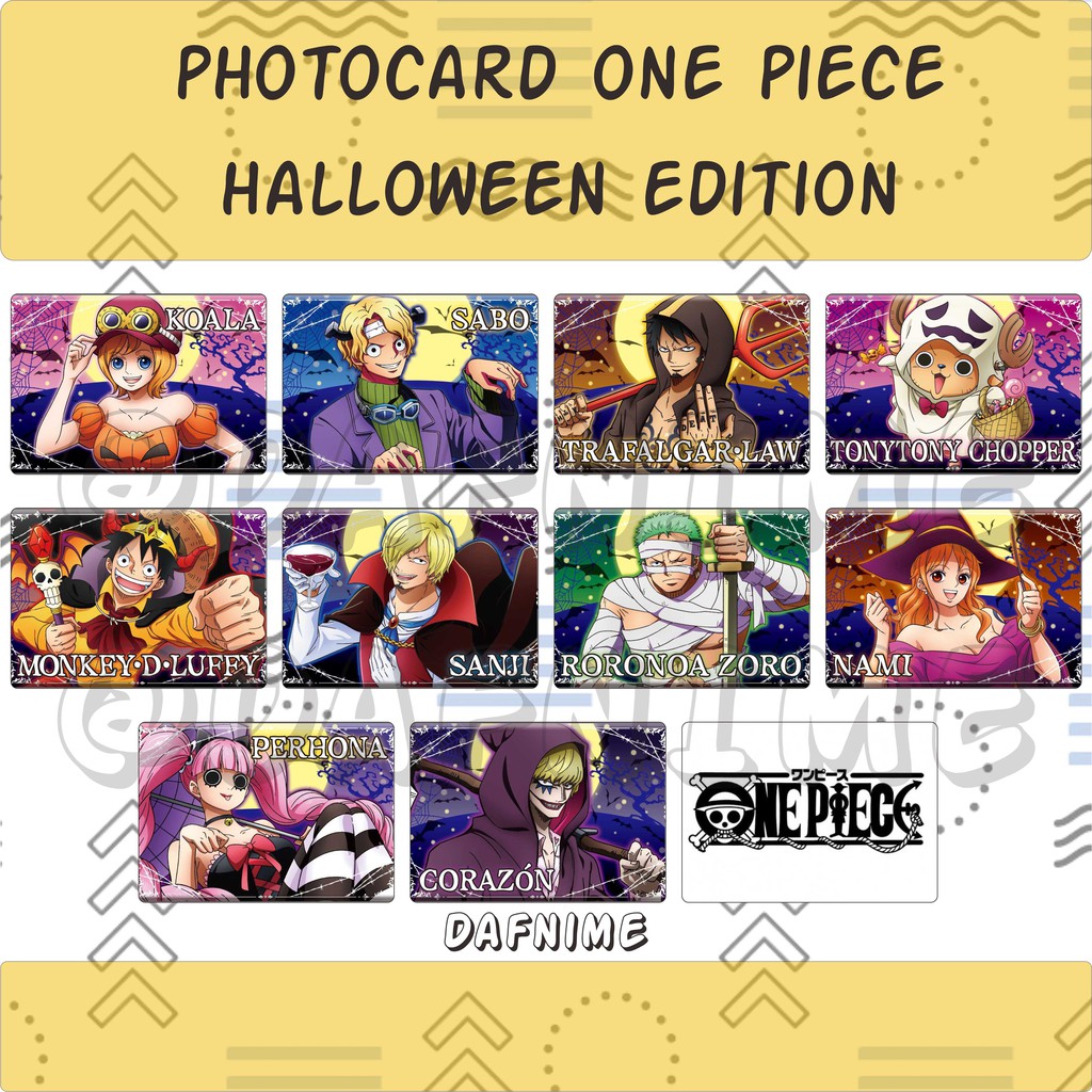 ONE PIECE HALLOWEEN EDITION PHOTOCARD