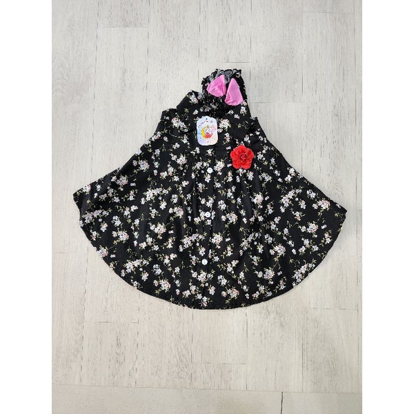 Baju bayi perempuan dress kipas + bandana