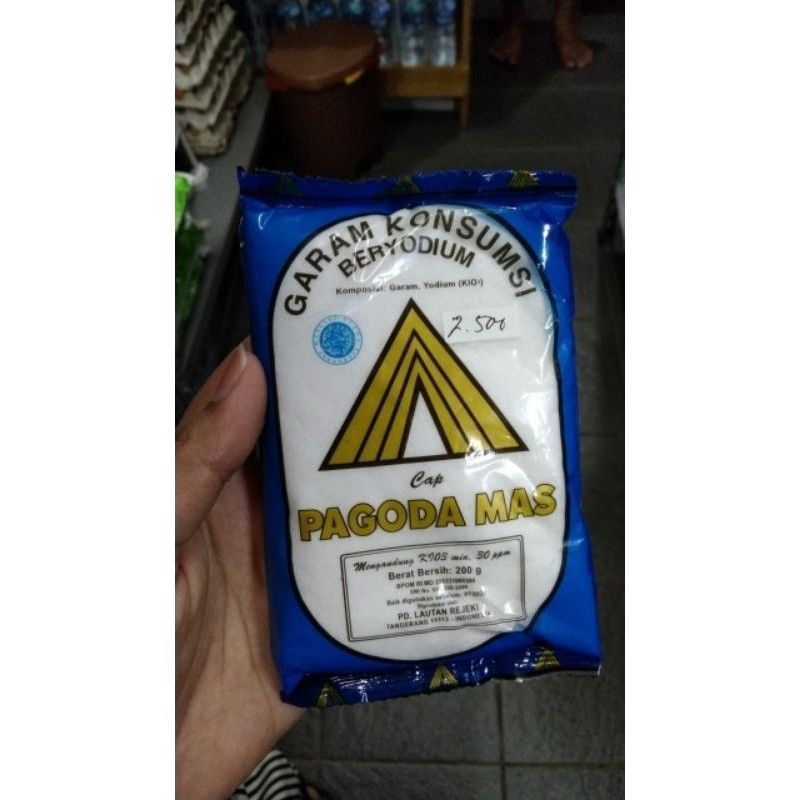 

Garam Pagoda Mas 200gr