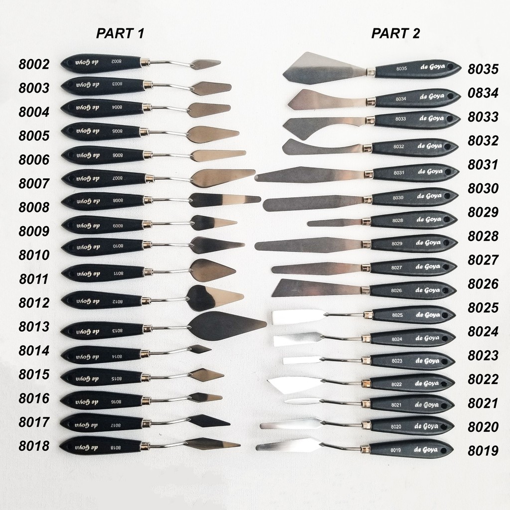 

RB De Goya Painting Knife Satuan PART 2 Pisau Palet