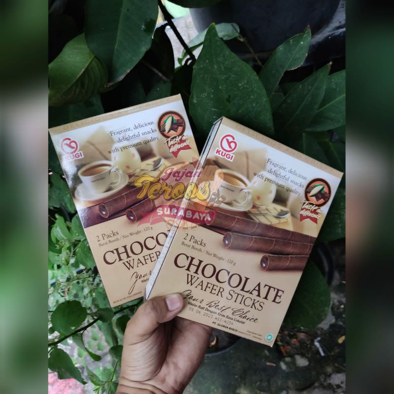 

Kugi Wafer Stick Coklat 120 Gram
