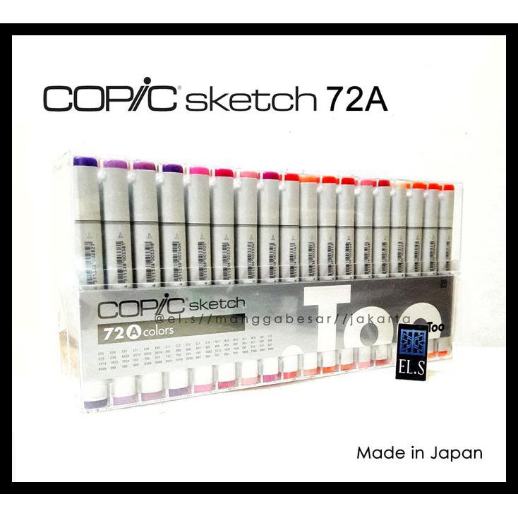 

Copic Sketch Marker Set 72 A ( Csm 72 A )