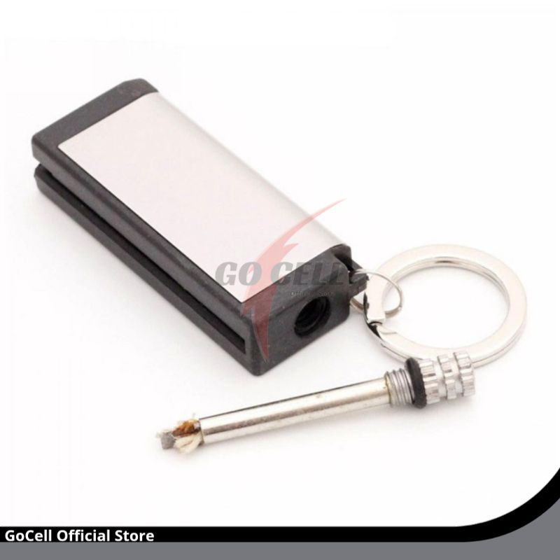 Gantungan Kunci Korek Api Mini Gesek / Korek Api Zippo Mini
