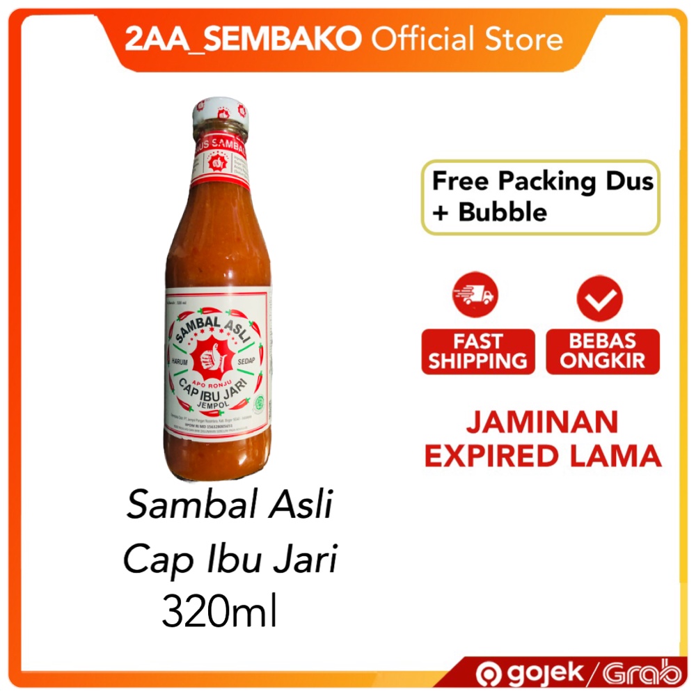 

Saus Sambal ASLI Cap Ibu Jari Jempol 320 ML