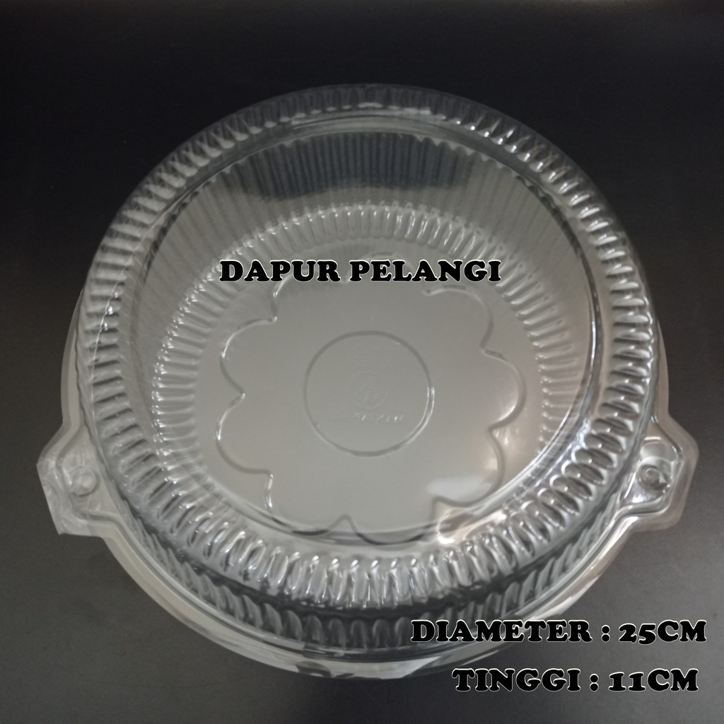 Mika Chiffon Bulat 25 / Mika Kue Bolu 25cm isi 50pcs