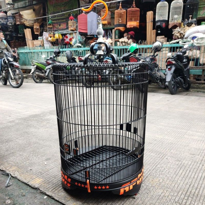 Kandang Murai Ebod Jaya Black doff PVC APBN No 2