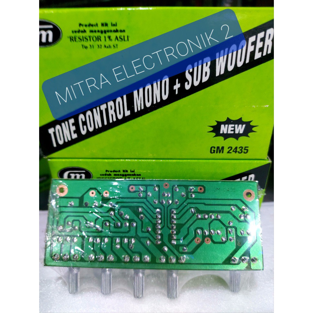 RAKITAN AMPLIFIER KIT TUNE/TONE CONTROL MONO PLUS MIDDLE PLUS SUB WOFFER NEW GM 2435