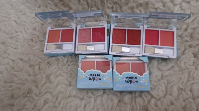 MARSHWILLOW COLOUR CHART / DUO BLUSHER MARSHWILLOW / MARSHWILLOW dynamic duo BLUSH ON