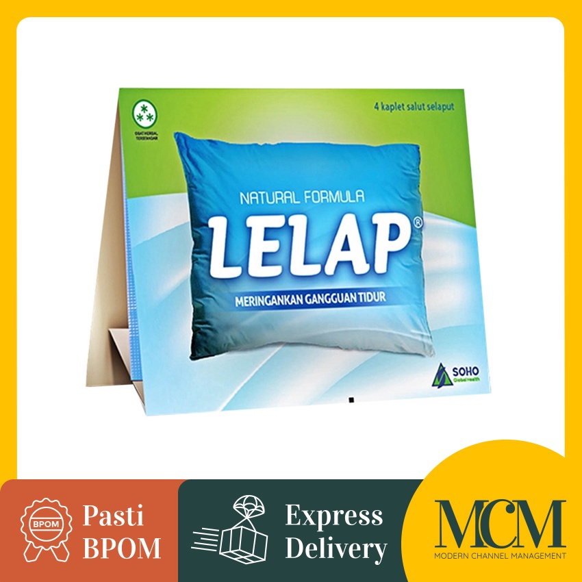 Suplemen Meringankan Gangguan Tidur - Obat Lelap - 4 Kaplet