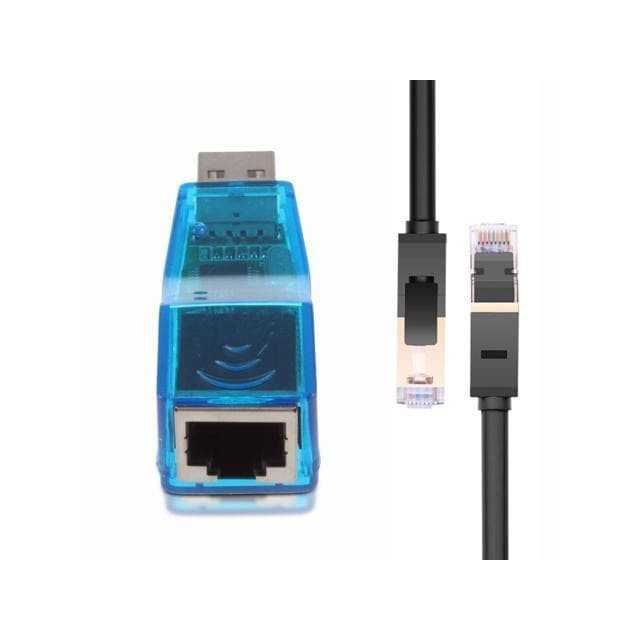 Usb 2.0 to lan ethernet dongle 100Mbps - Konektor Usb male to rj45 female adapter