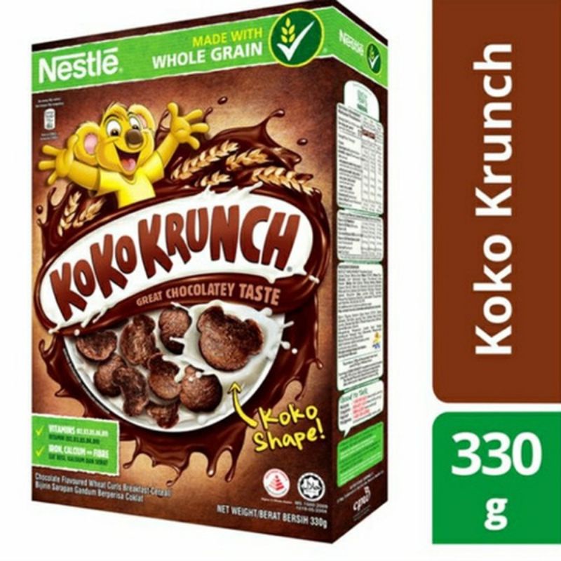 

Koko Krunch Sereal Cokelat 330gr - Kemasan Baru