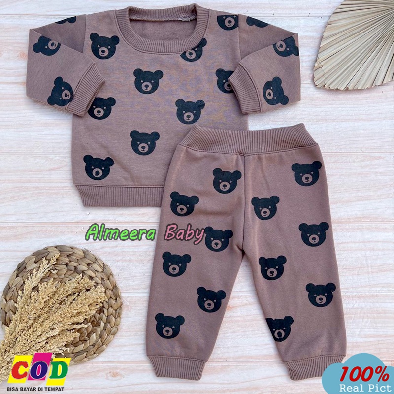 Setelan Baju Bayi Setelan Sweater Bayi Usia 3-12 Bulan Almeera Baby And Kids