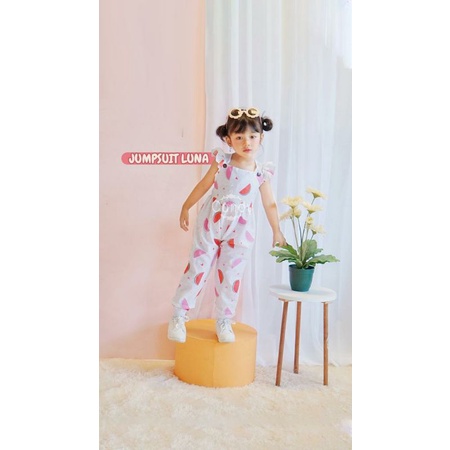 1-4 tahun LUNA JUMPSUIT ANAK LUCU BAHAN KATUN