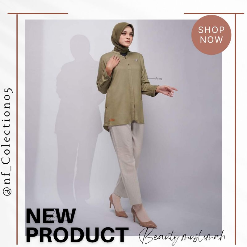 Verena blouse new nadheera luxury || blouse wanita dewasa terbaru 2022 || blouse rayon polos adem wa