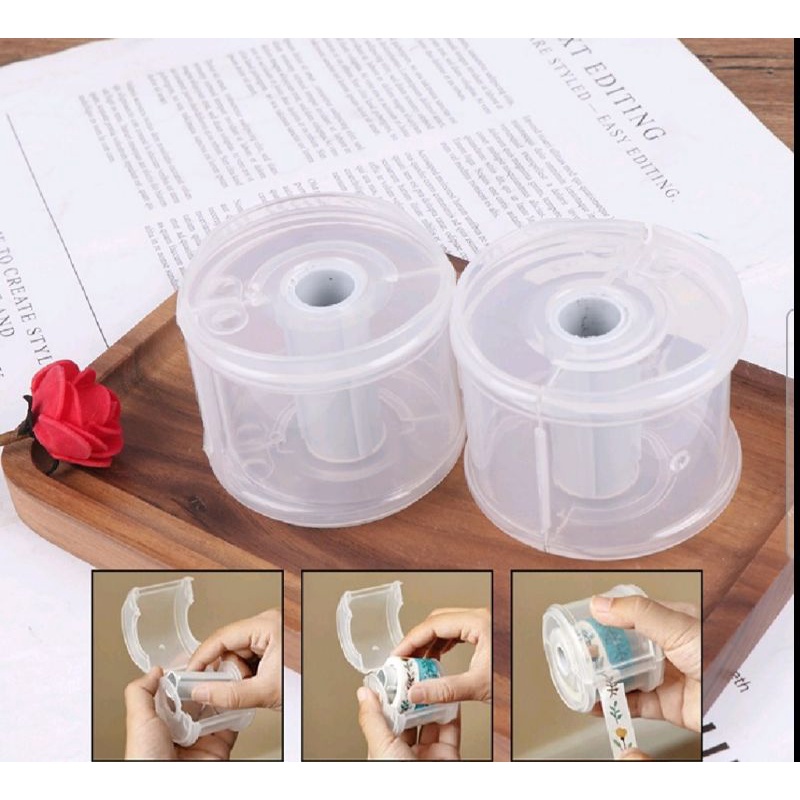 Dispenser Isolasi cutter sekolah/ perlengkapan DIY