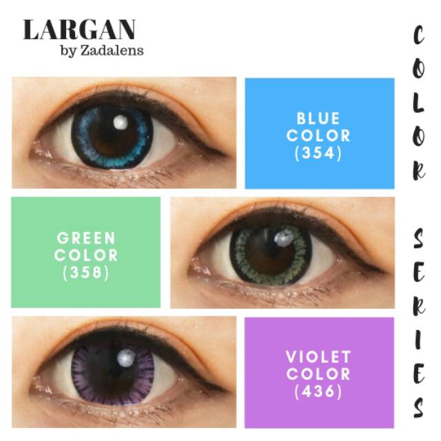 

SMALL BOX SOFTLENS LARGAN " COLOR SERIES " (ONE DAY) MADE IN TAIWAN
