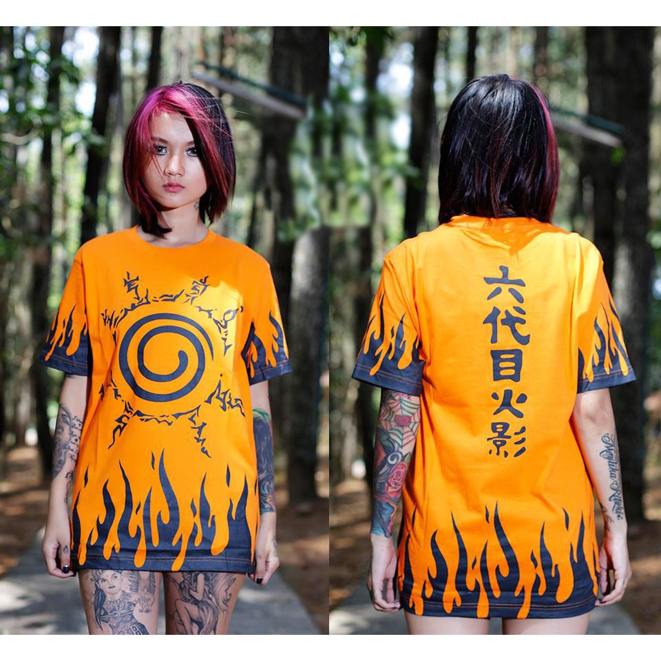 Tshirt Kyubi Fullprint Orange Dryfit