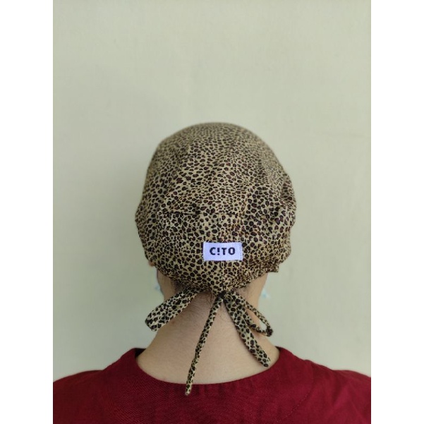 Head cap / head cap medis motif / surgical cap / topi dokter / topi operasi / topi perawat