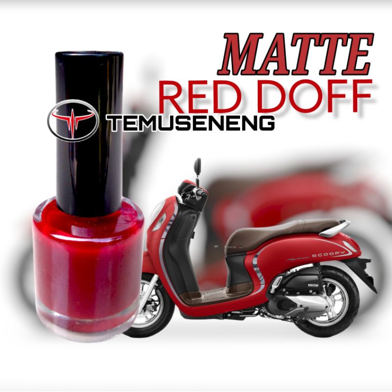 Cat Merah Doff Matte Red Dof Oles Pengilang Baret Lecet Mobil Motor