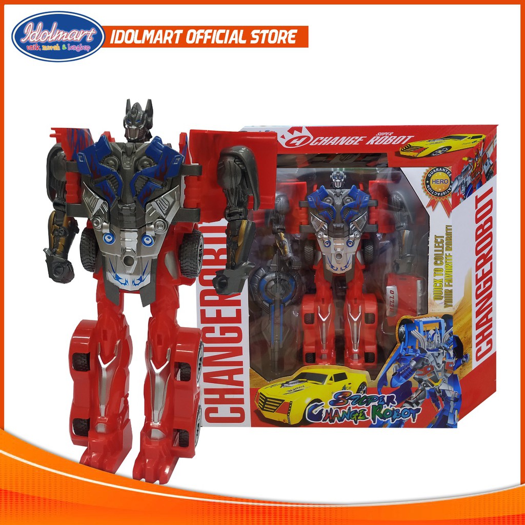 IDOLAKU Mainan Robot Transformer Super Change Robot No.32-6 - Mainan Anak