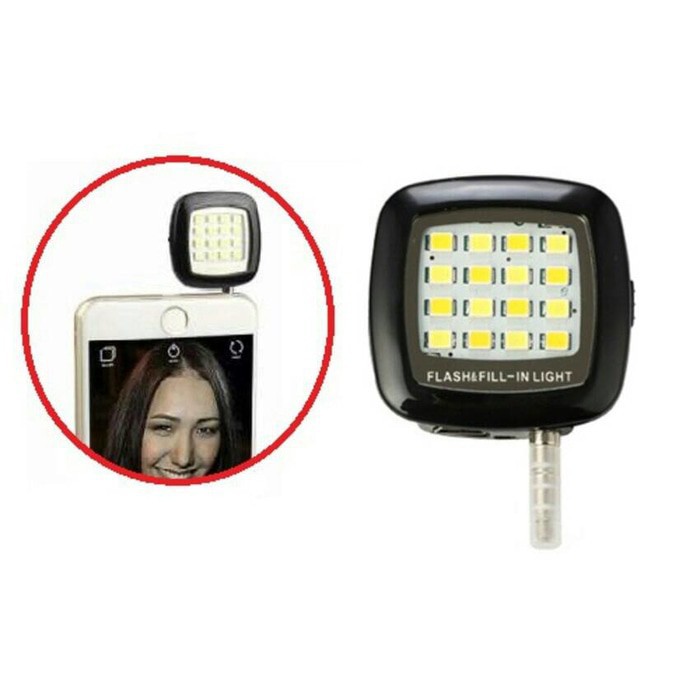 LAMPU LED SELFIE FLASH UNTUK ANDROID DAN IOS SEMUA HP // LAMPU FLASH HP
