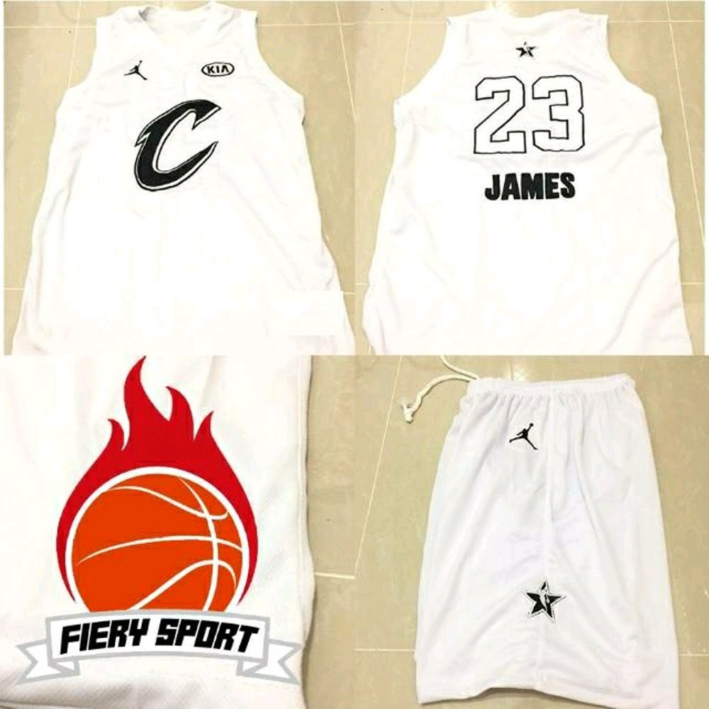 Jersey NBA All Star Lebron James Bagus