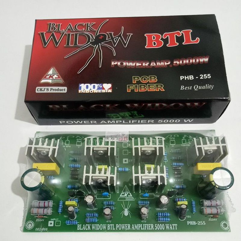 Kit driver power BTL black widow 5000w