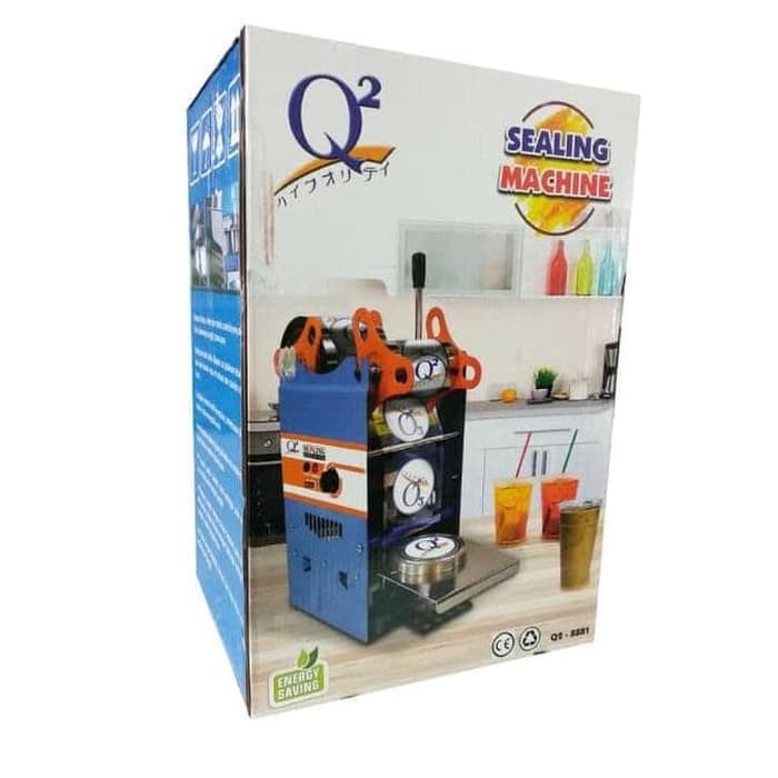 Q2  Cup Sealing Machine / Cup Sealer Press Plastik Mesin Press Gelas Plastik + plastik sealer