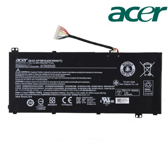 Baterai Original Acer Aspire 3 A314-33 A314-41 AP18B18J