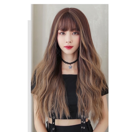 3052A full wig korean mermaid wave NEW COLOUR 65 cm