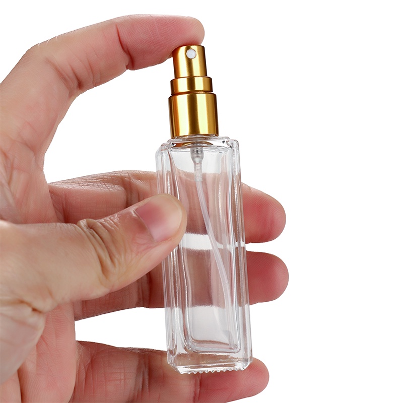 Botol Parfum Kosong Isi Ulang Model Semprot Bahan Kaca Bening Ukuran 10ml