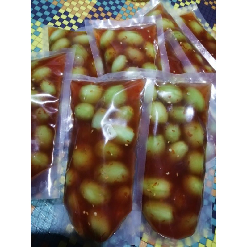 

Manisan/asinan dondong thailand pedas 400 gram, gula asli kualitas premium, HALAL