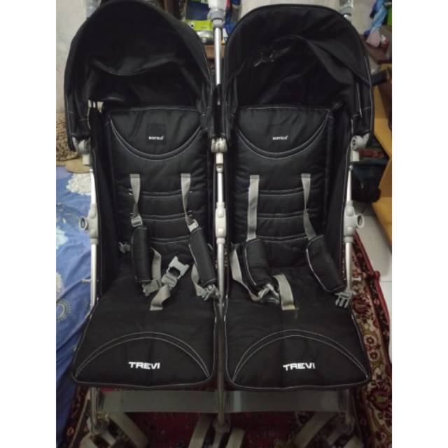 Stroller kembar baby elle twin trevi