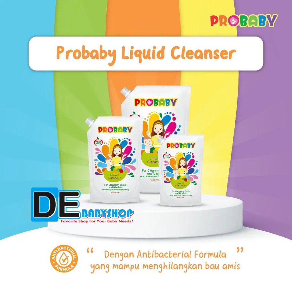 Probaby Baby Bottle Nipple Liquid Cleanser - Food Grade /  700ml / 450ml no