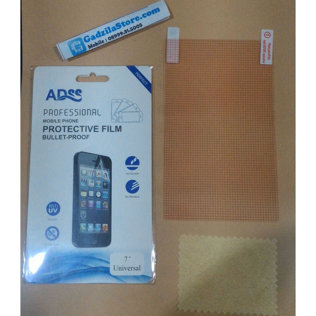 Antigores Universal Bening 7 inch ADSS Screenguard Anti Gores (GROSIR)
