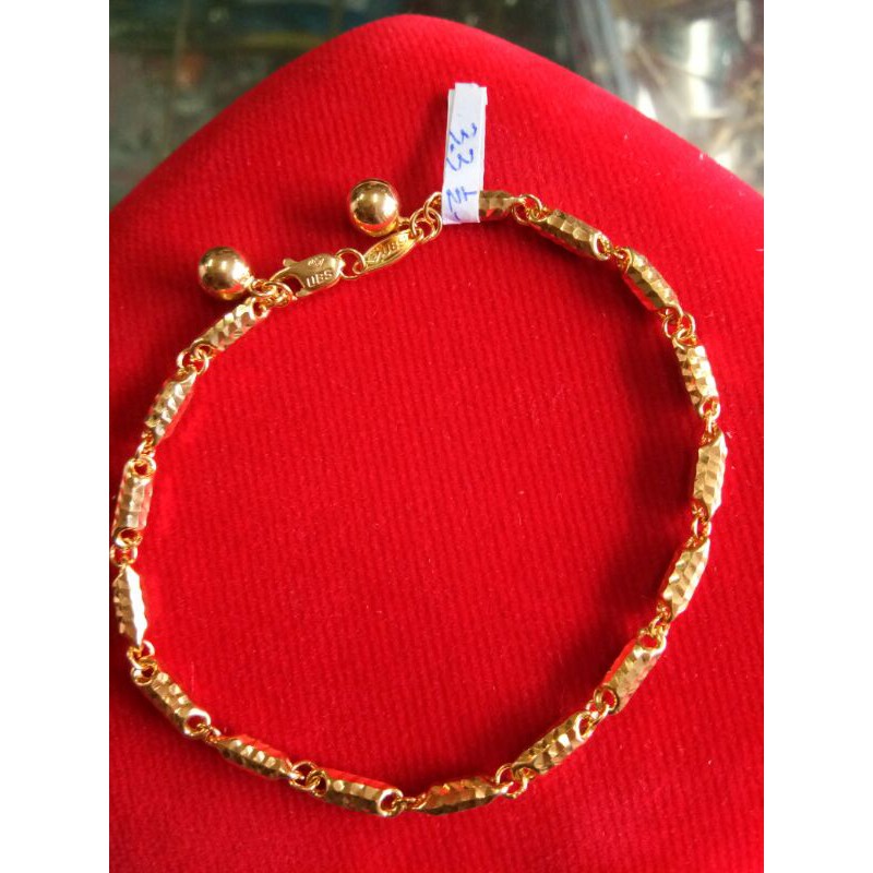 Gelang emas asli kadar 700UBS