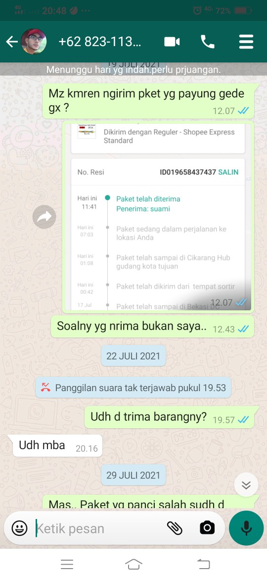 Payung Tenda 42 (220 Cm) / Payung Cafe / Payung Pantai