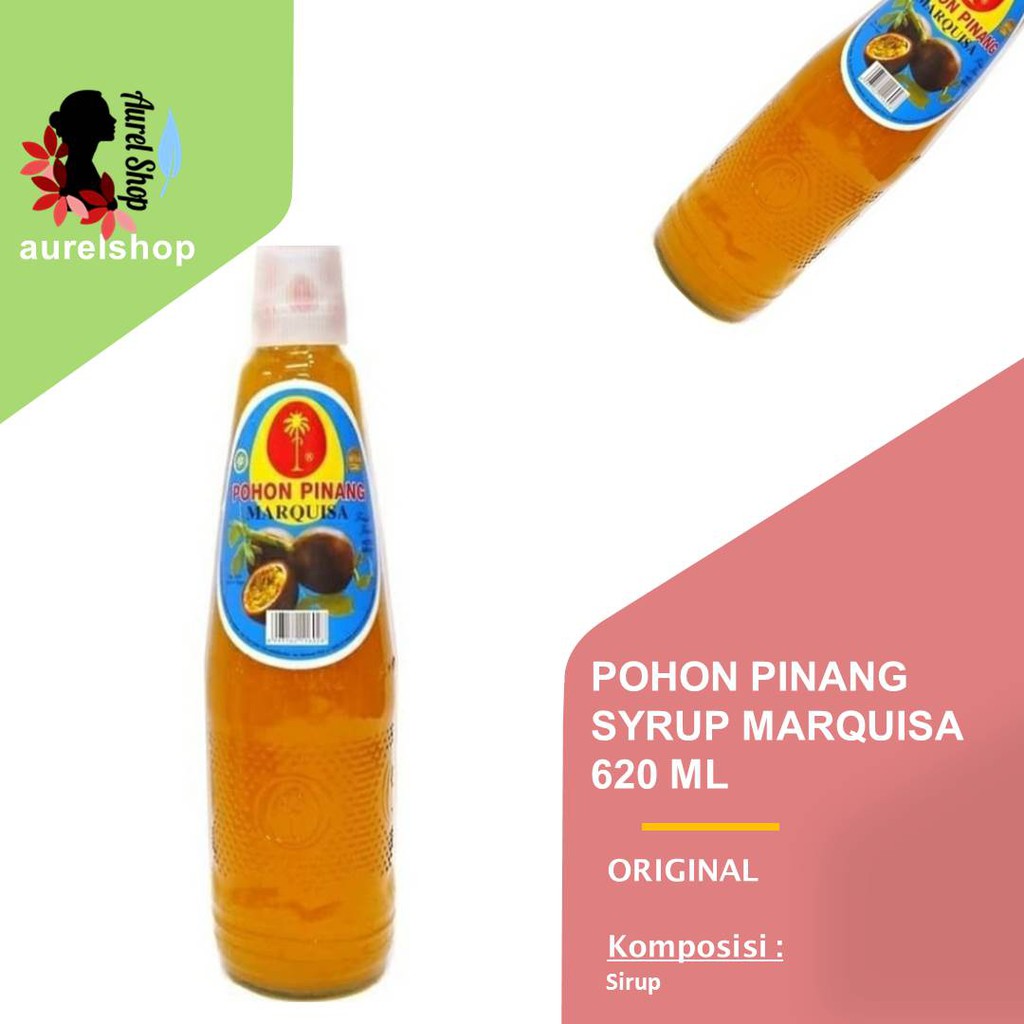 

CAP POHON PINANG Sirup Markisa / Marquisa kemasan botol 620 ml