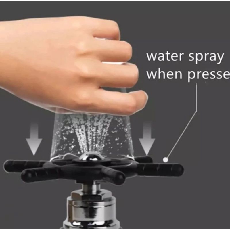 Spray Cup Glass Rinser Sprayer Semprotan Pembersih Cuci Gelas Cangkir Otomatis