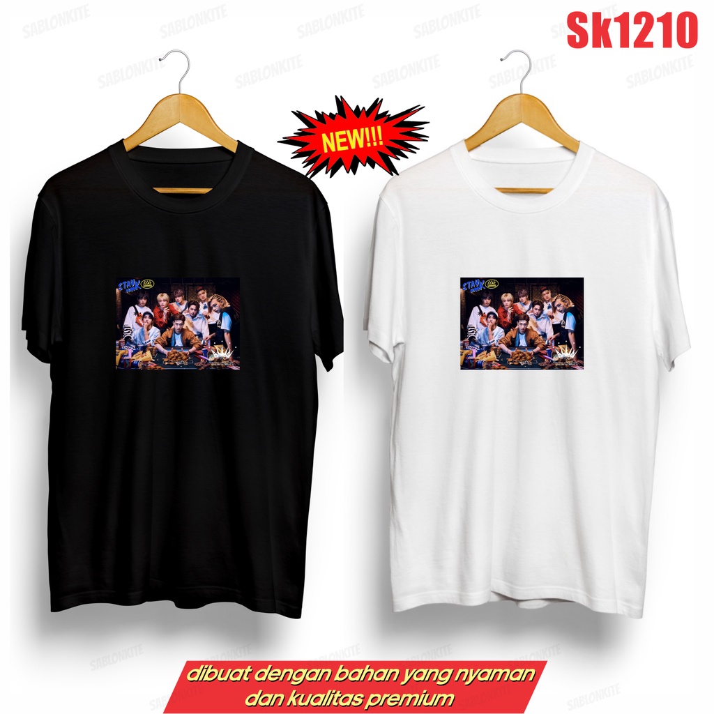 MURAH!!! KAOS STRAYKIDS FOTO STAY WEEK SK1210 UNISEX COMBED 30S