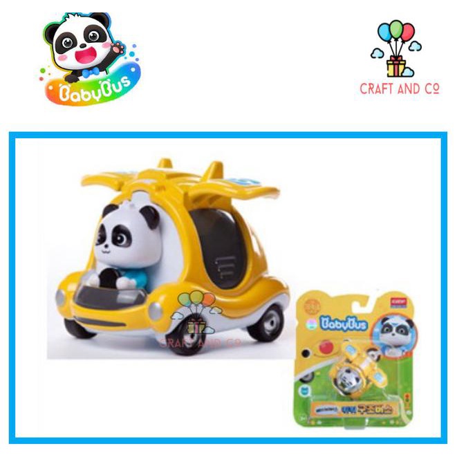 Mainan Babybus Die Cast Mobil Miumiu Kiki Momo Ambulance Police Car