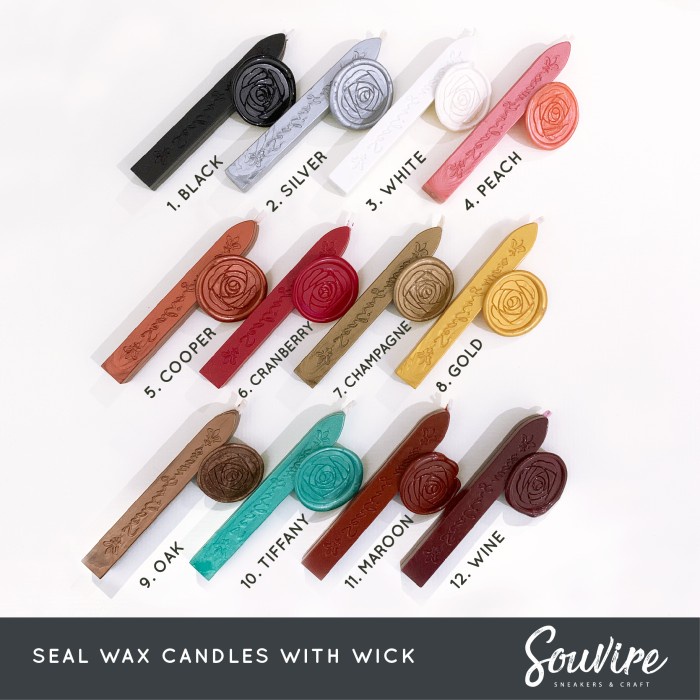 

Menyurat-Surat- Seal Wax Candle - Lilin Stempel Sumbu -Surat-Menyurat.