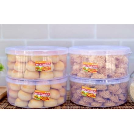 Toples Kue Kering NASTAR 1/2 kg KMP Mutiara / Sealware / Kotak / Toples 1/2 kg / Toples plastik