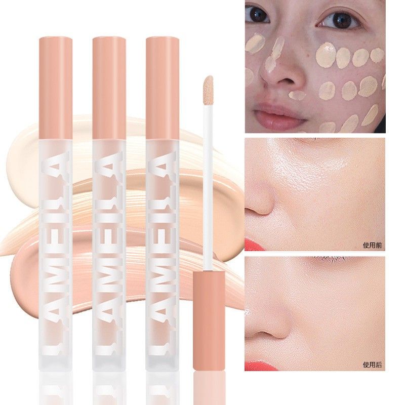 LM 1031 Lameila Liquid Concealer Full Cover Makeup / Lameila Concealer Termurah / Lameila Concealer Meratakan Warna Kulit / Lameila Concealer Menutup Jerawat &amp; Bekas Jerawat / Lameila Concealer Menyamarkan Noda Hitam / Concealer Menutupi Bintik &amp; Pori