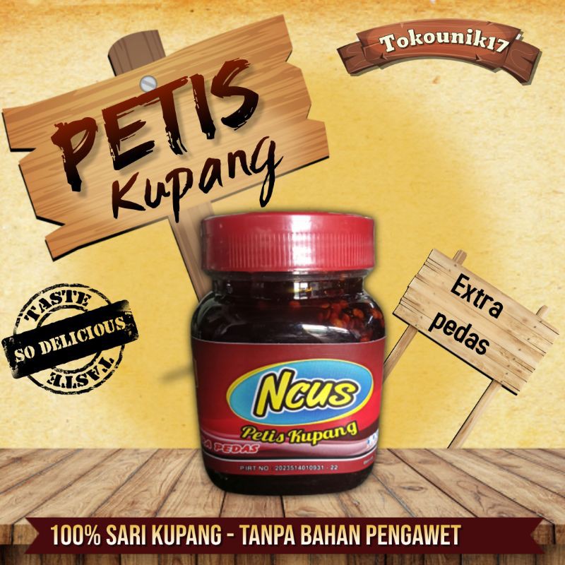 

SAMBAL PETIS KUPANG EXTRA PEDAS