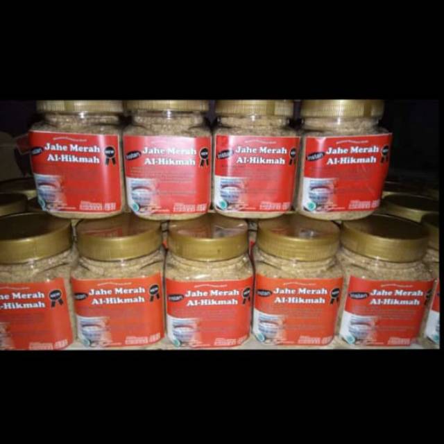 

Jahe merah al hikmah, bikin badan sehat, cara nya mudah, tinggal seduh...